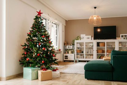 best artificial Christmas trees indoors on display