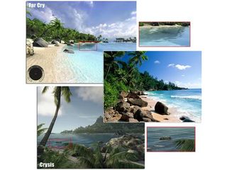 Comparison of Far Cry, Crysis and nature.