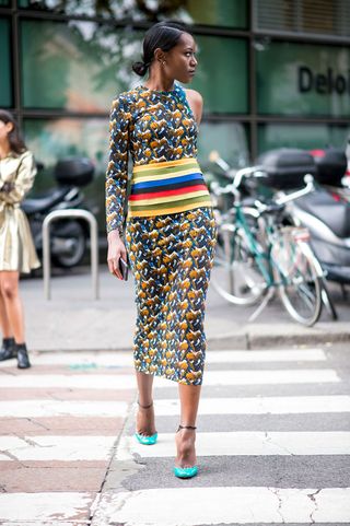 Milan fashion week, Street style