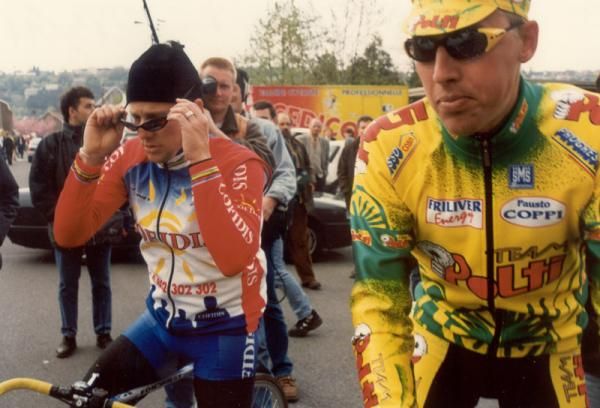 Lance Armstrong with Axel Merckx