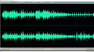 Graphic showing sound waves