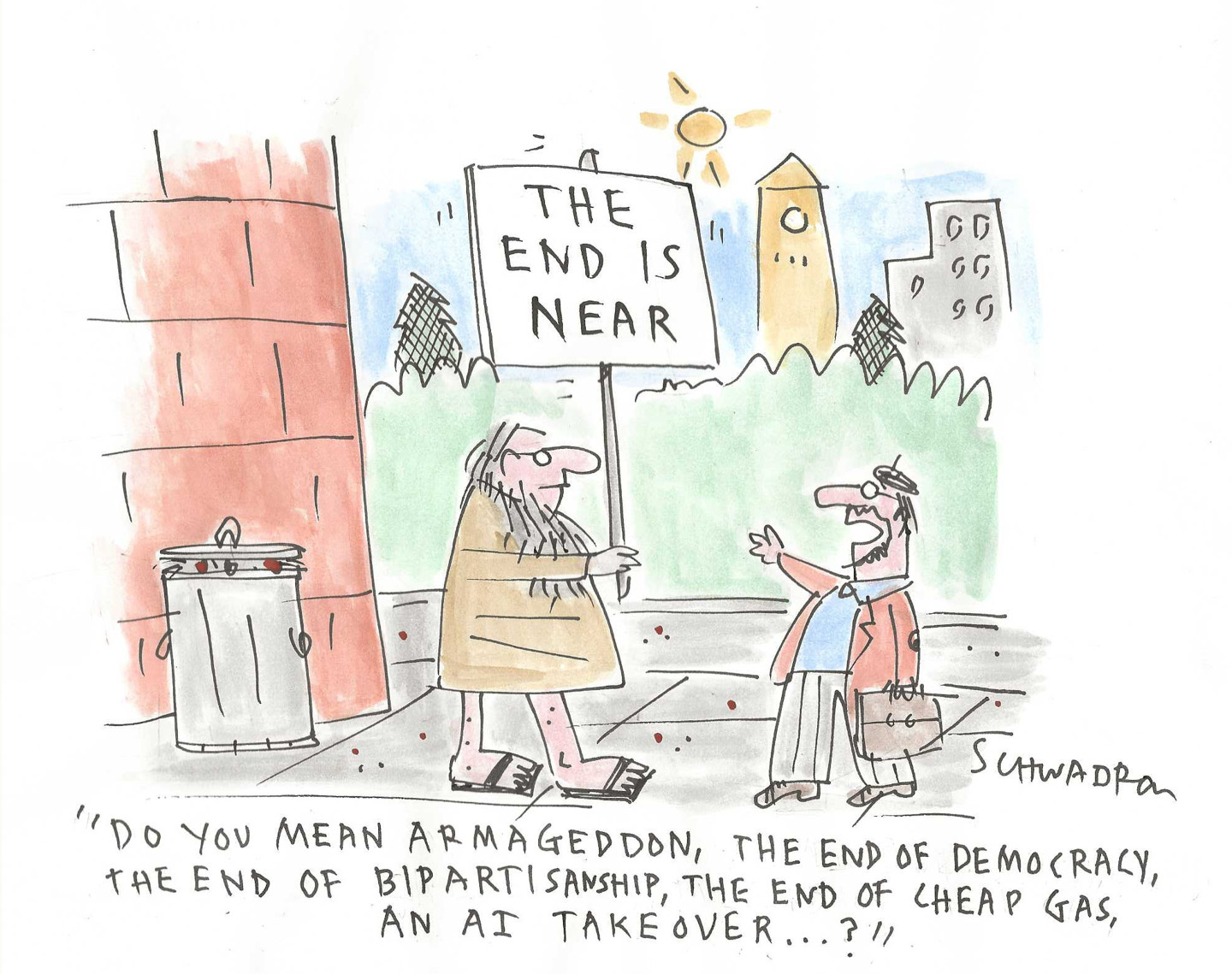 Political cartoon