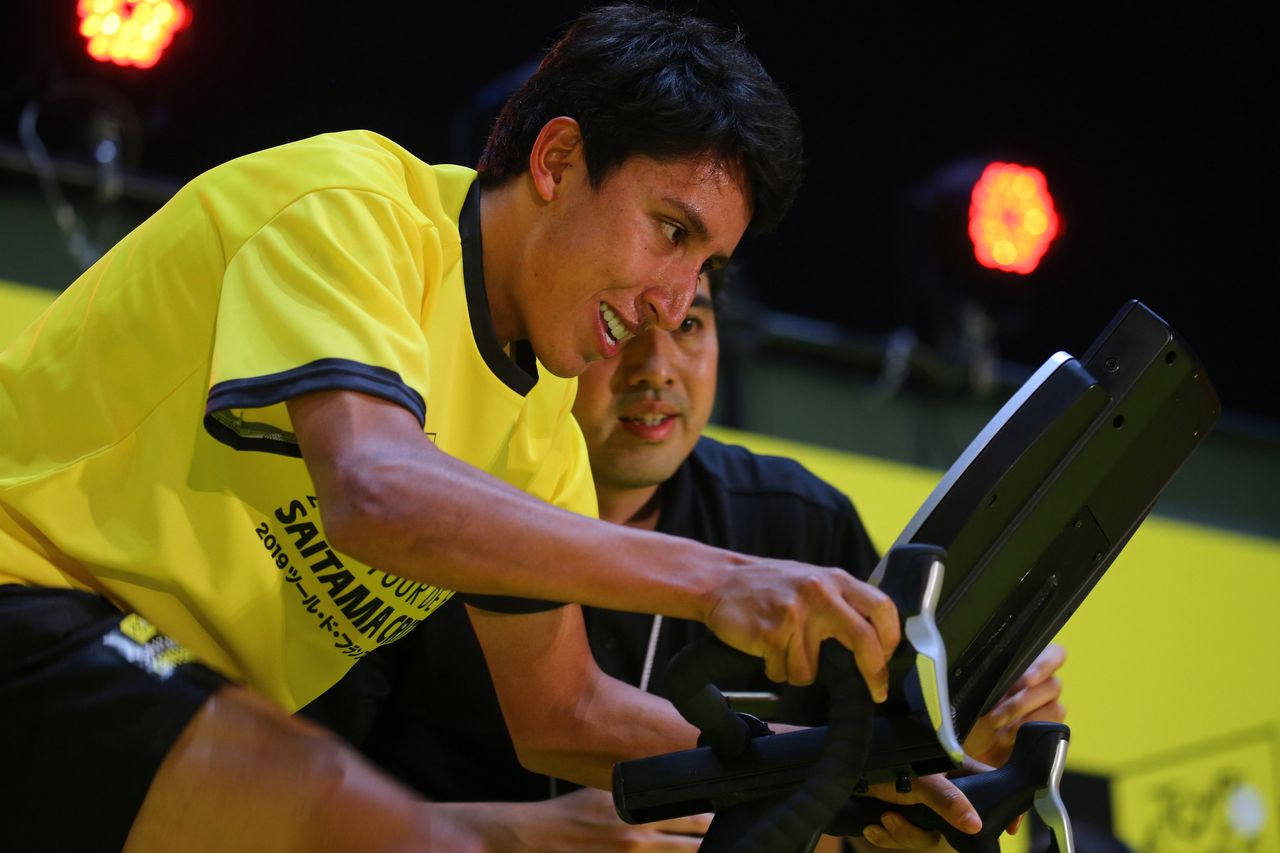 The build-up up to the 2019 Saitama Tour de France criterium