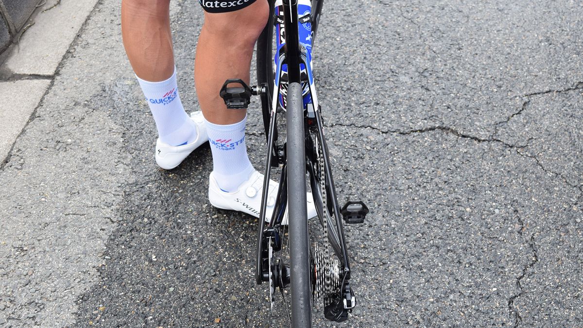 Flared seat stays allow air to flow through the frame as well as around it