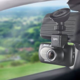 Nextbase dashcam in use on a car windscreen