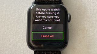 How to reset an Apple Watch — erase all