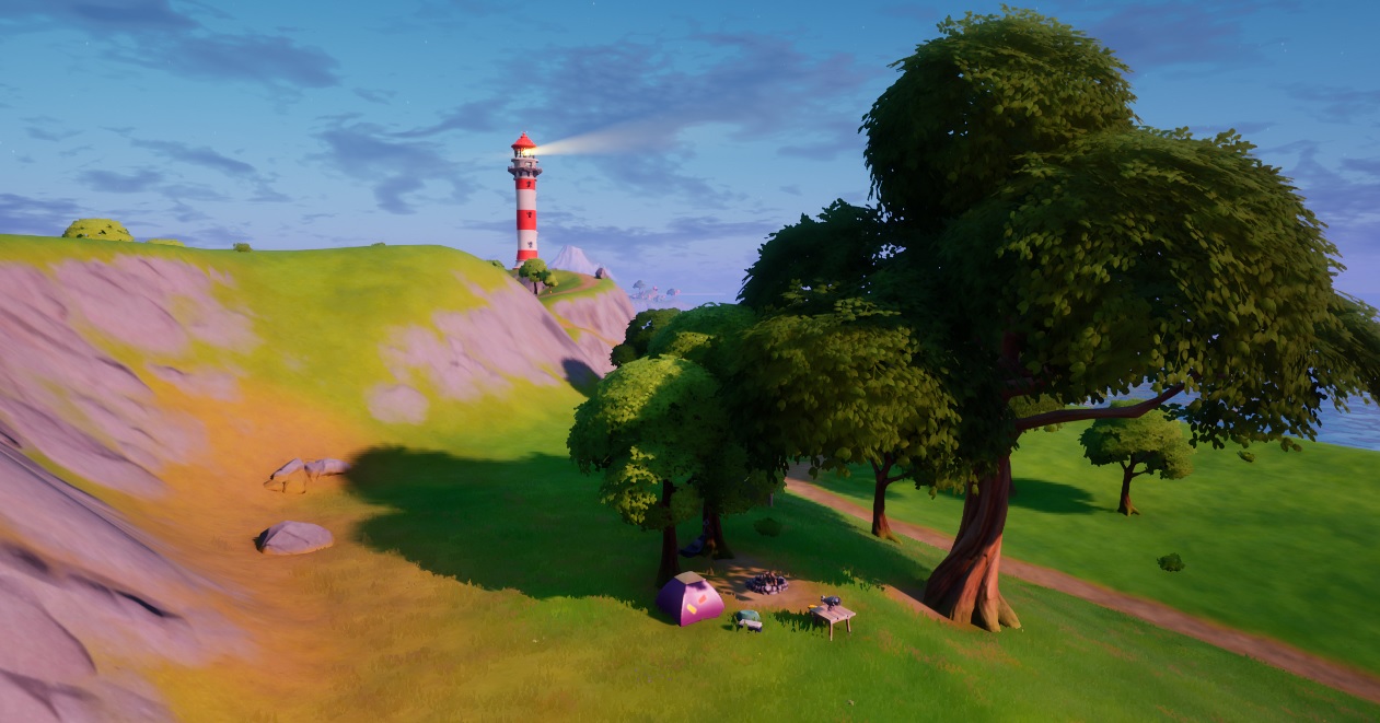  Where to visit Fancy View, Rainbow Rentals, and Lockie's Lighthouse in Fortnite 