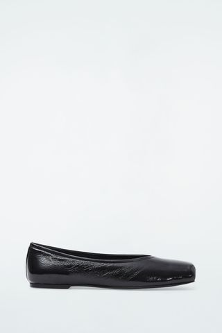 Square-Toe Ballet Flats