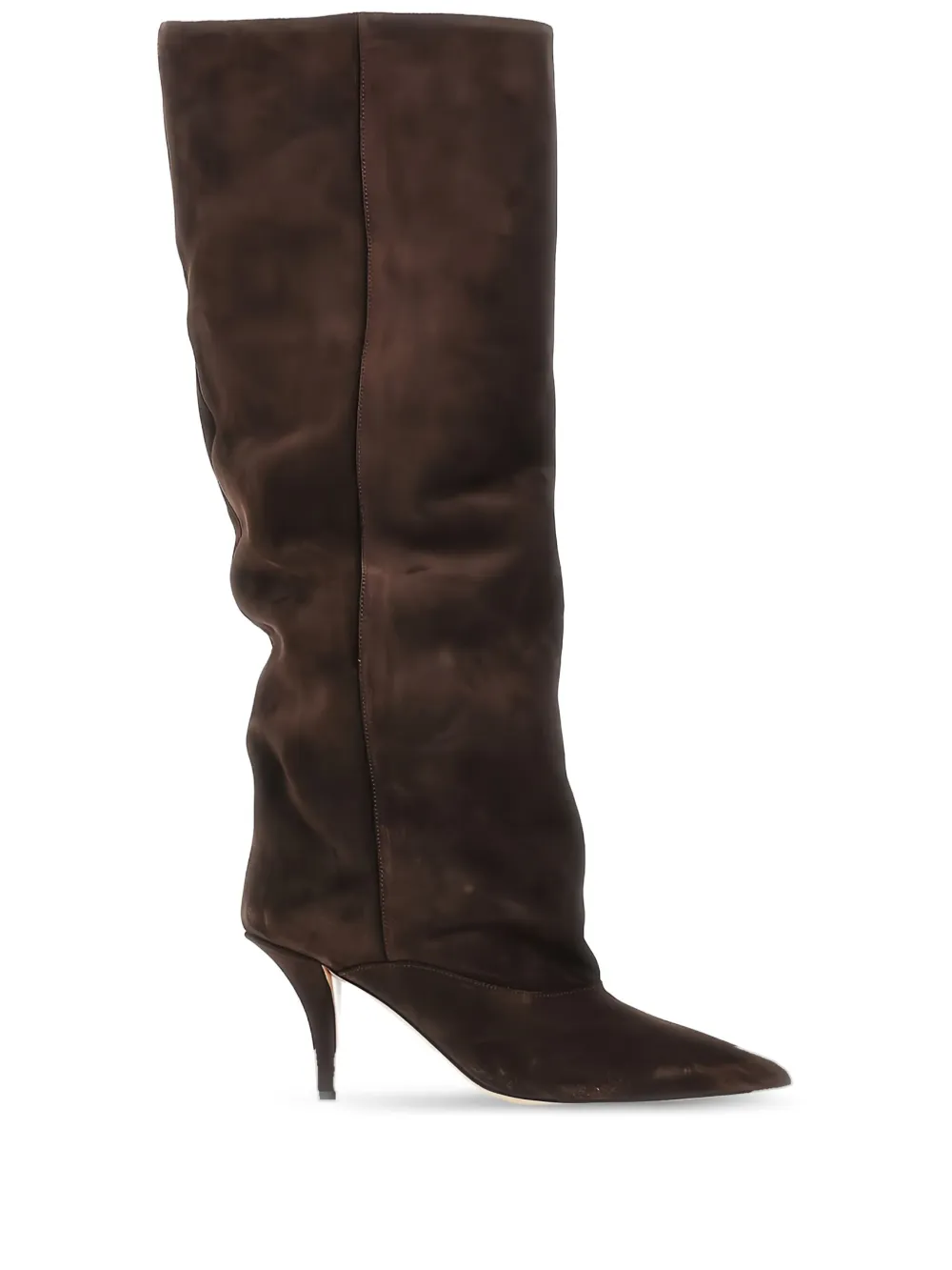 Paris Texas 75mm Ines Slouchy Suede Knee-High Boots | 40.5