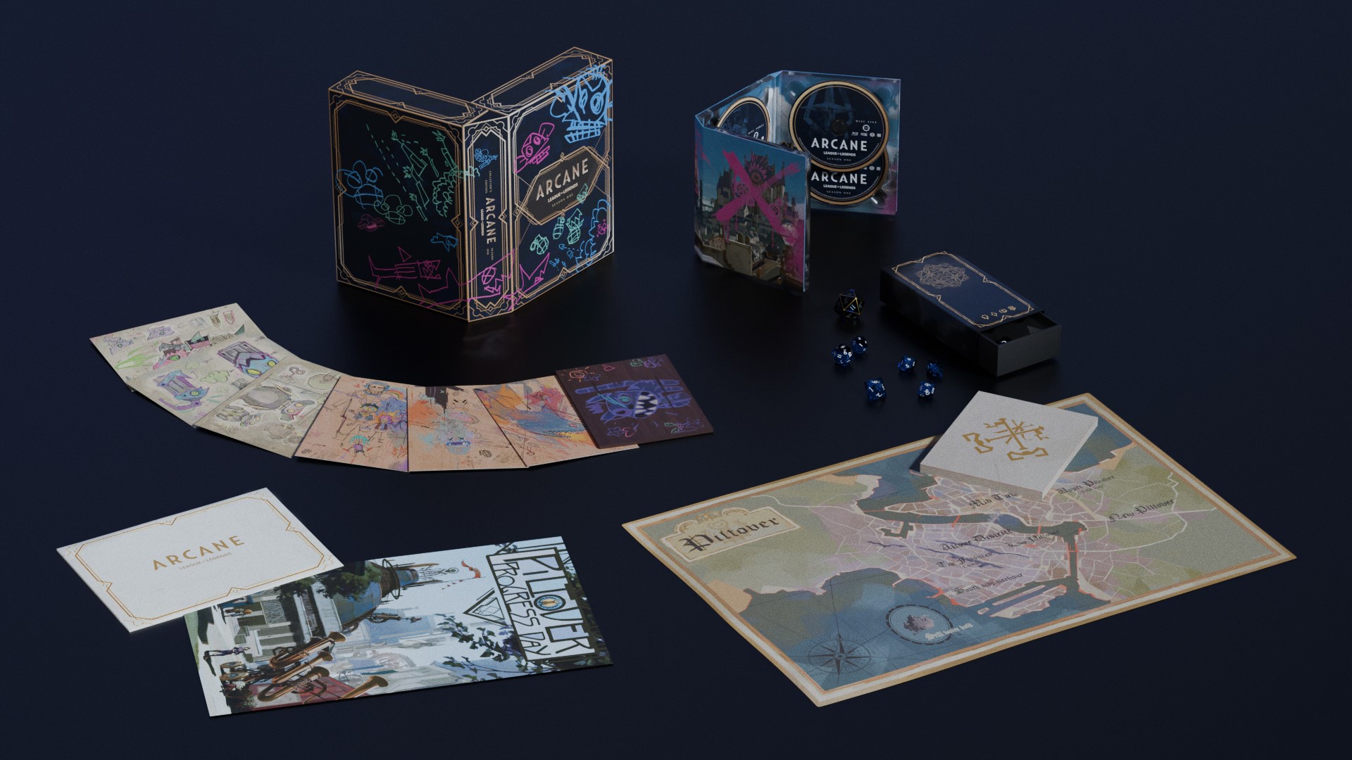 The Collector's Edition Blu-ray set of Arcane season one.