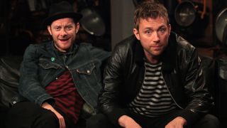 Gorillaz co-creators Damon Albarn and Jamie Hewlett