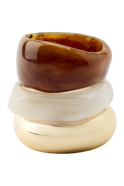 ZARA, 3-Pack of Shaped Bracelets