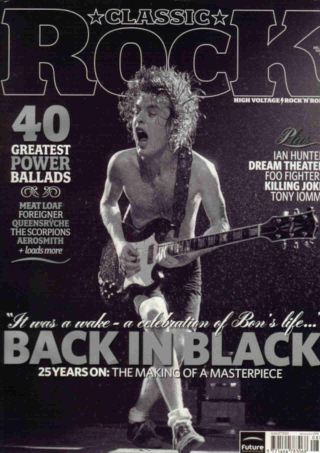 The cover of Classic Rock magazine issue 82 featuring AC/DC’s Angus Young