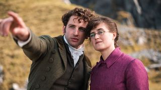 Laurie Davidson and Ella Bruccoleri in The Other Bennet Sister
