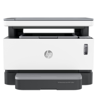  HP Neverstop Laser MFP 1202nw on a white background