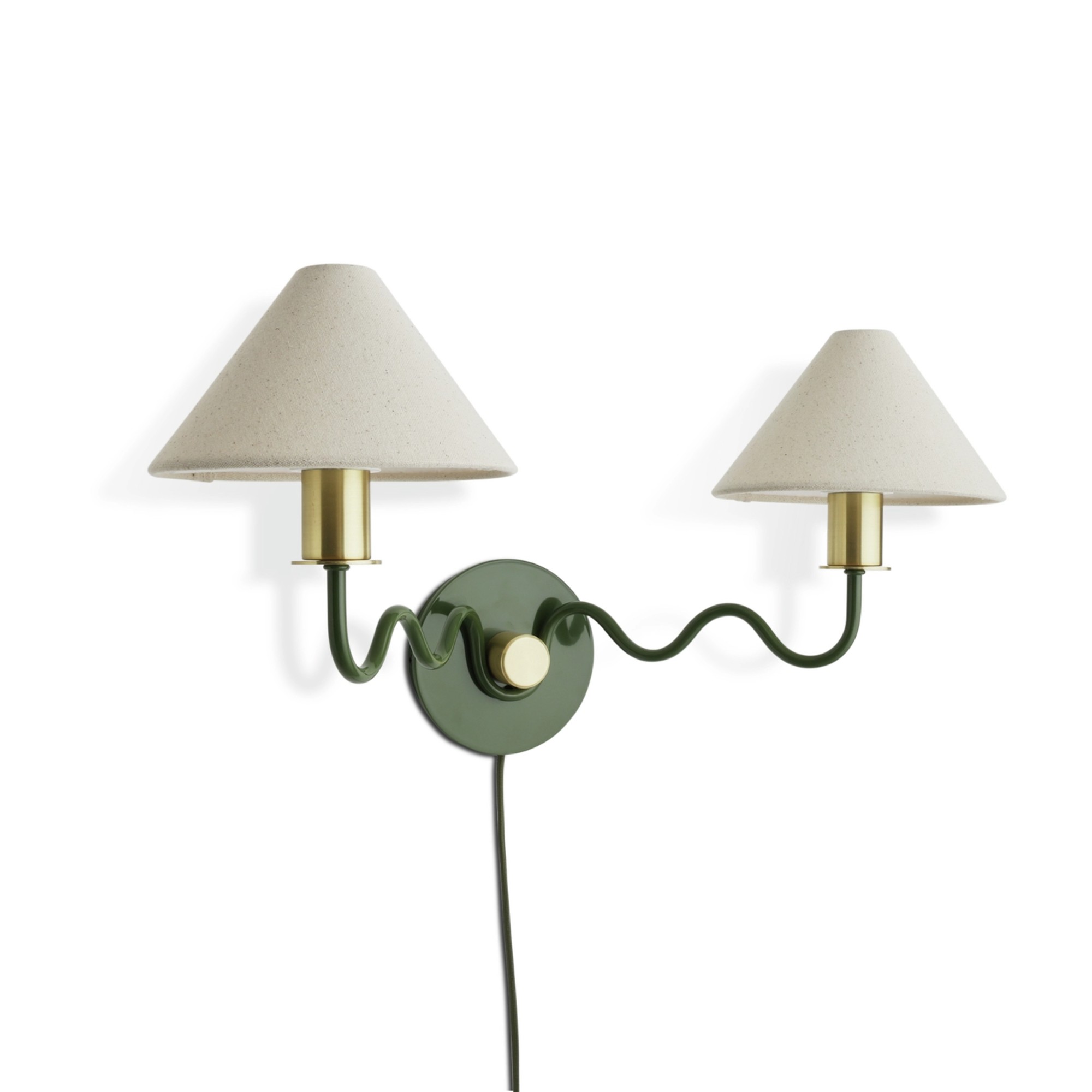 Habitat Wiggle Metal 2 Light Wall Light