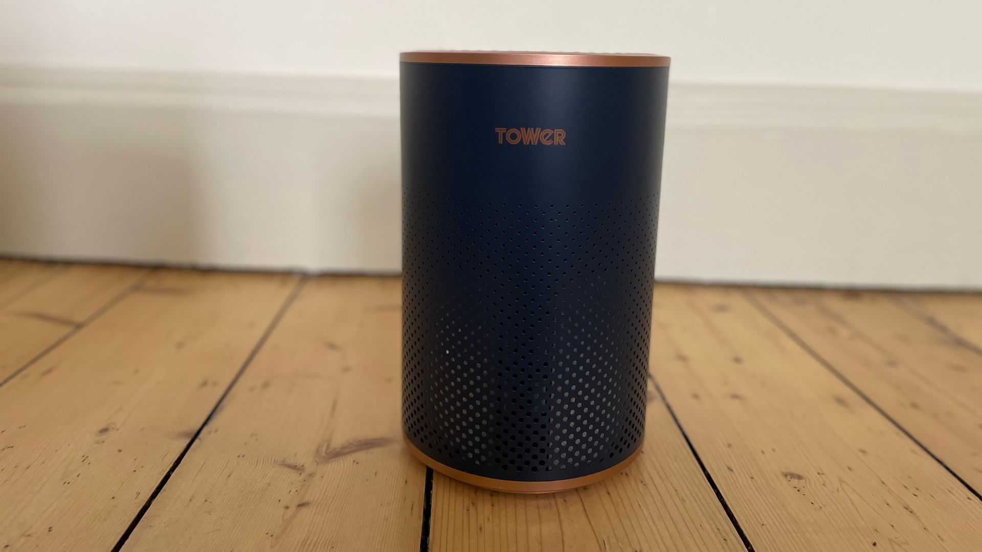 Tower Air Purifier on the floor