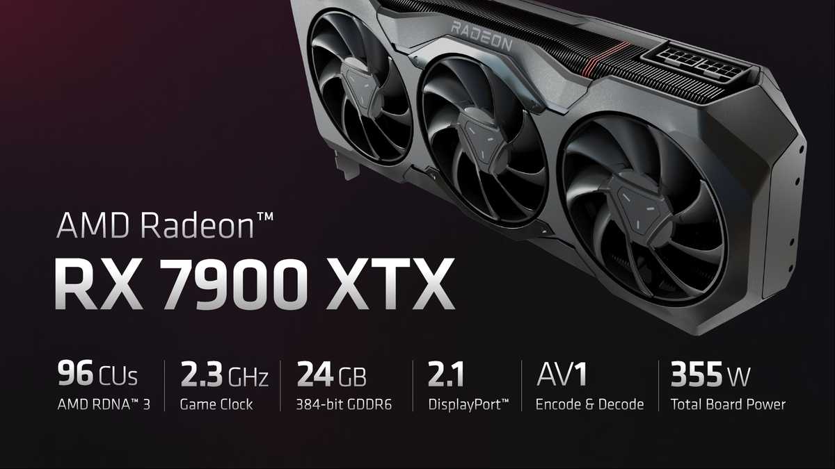 AMD RDNA 3 and Radeon RX 7900 XT / XTX Slide Deck