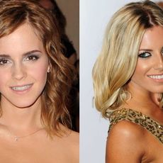 emma watson and mollie king with short hair