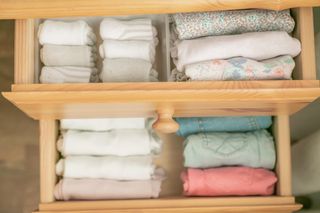 Organized dresser drawers