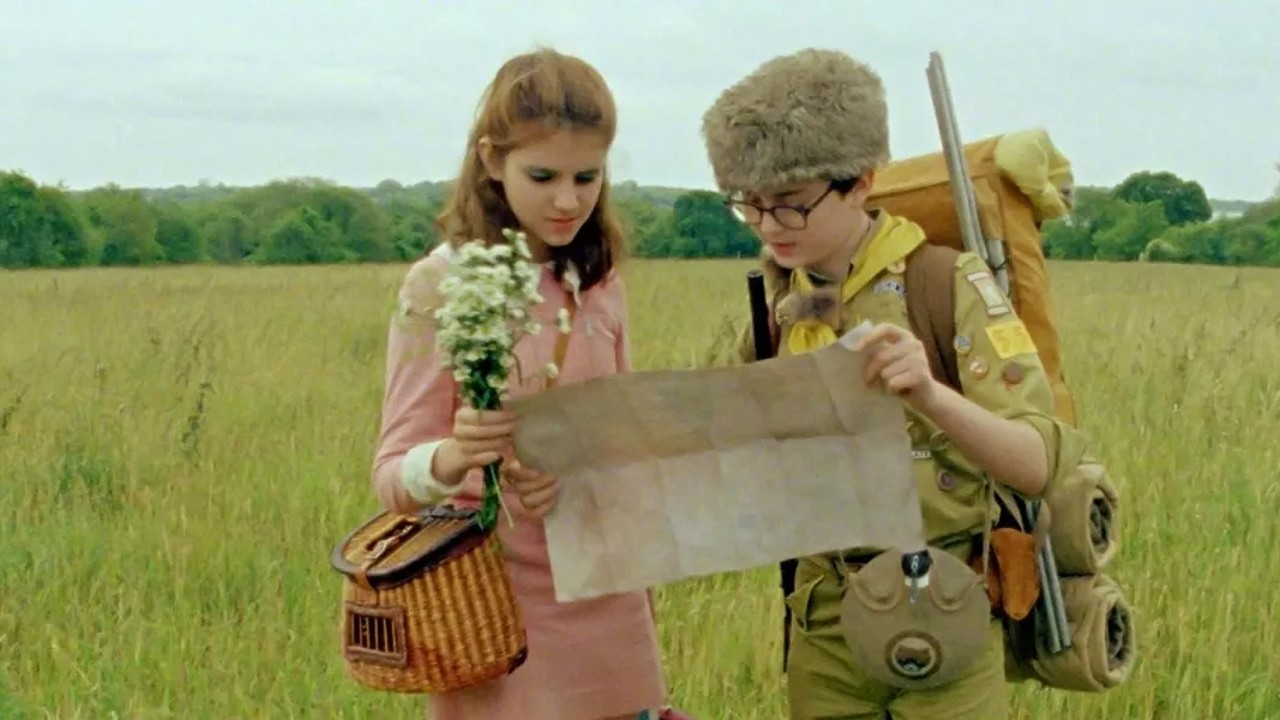 Jared Gilman and Kara Hayward in Moonrise Kingdom