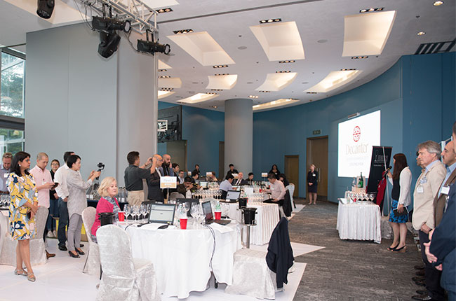 Christelle Guibert as well as Chair and Co-Chairs address the judges