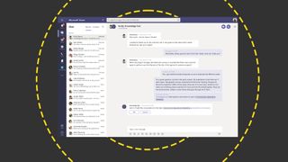 Microsoft Teams on the ITPro background