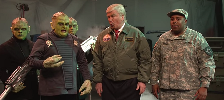 SNL Imagines How President Trump Would Handle An Alien Invasion | The Week