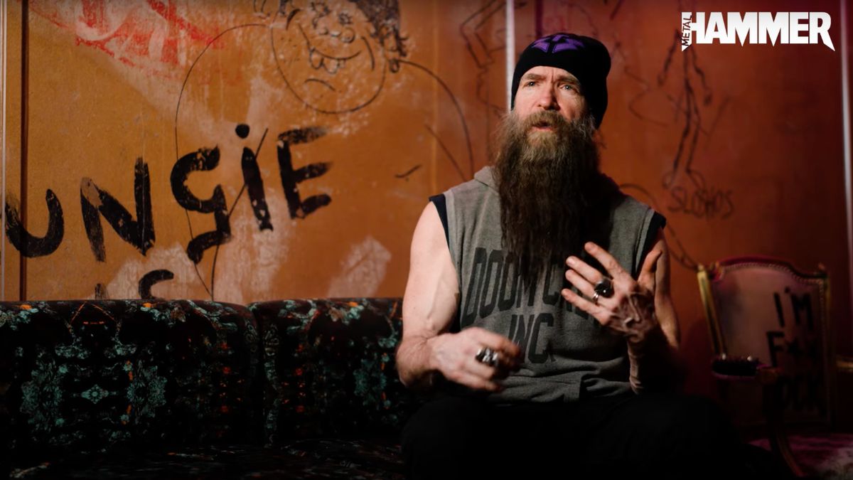 Zakk Wylde on a couch