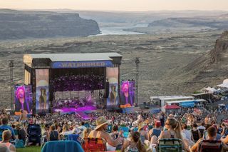 Thousands of people attend a concert at Gorge Amphitheatre