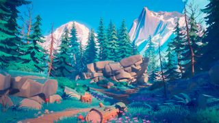 Unity Awards; a stylised highlands landscape