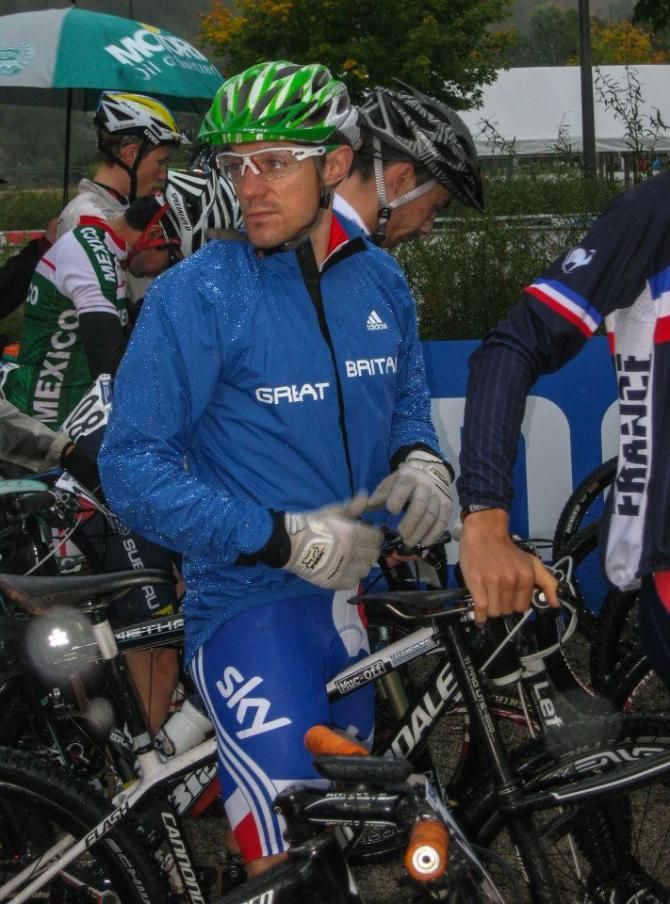Tim Dunford waits on the start line at the 2012 World Marathon Champs at Ornans, France