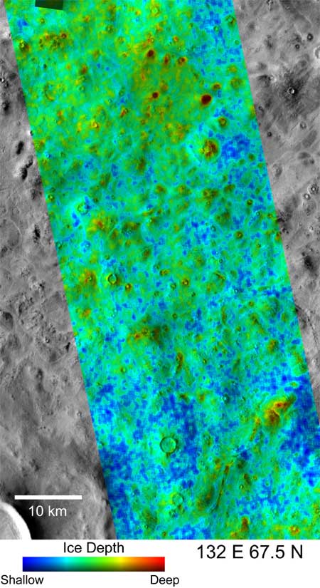 Ice Patches Found on Mars Eyed for Next Mission