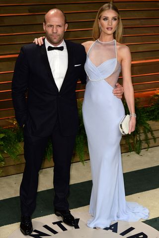Jason Statham And Rosie Huntington-Whiteley At The Oscars 2014