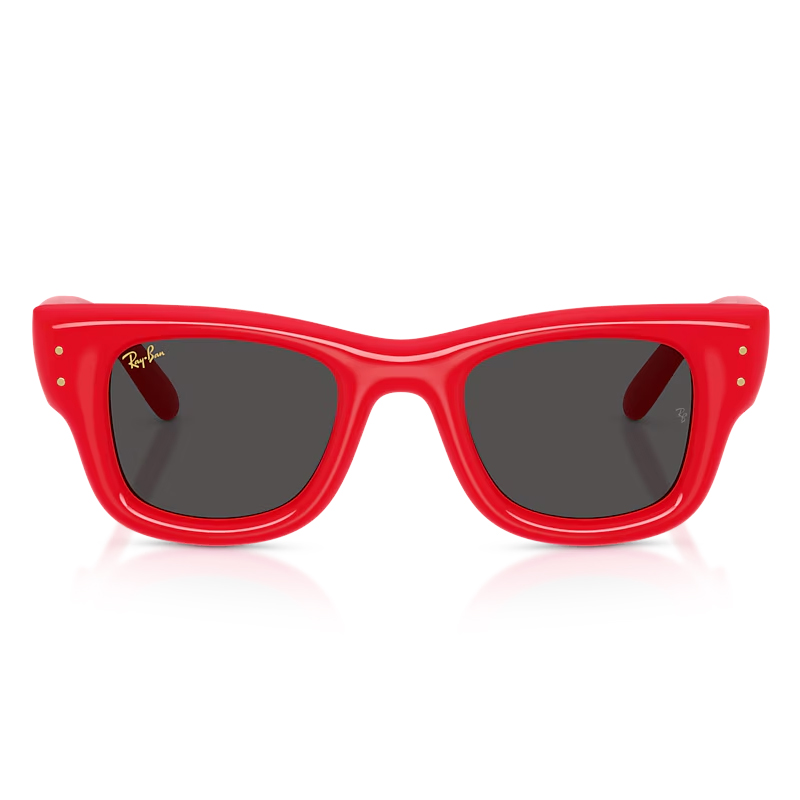 Ray-Ban puffer wayfarer sunglasses in red