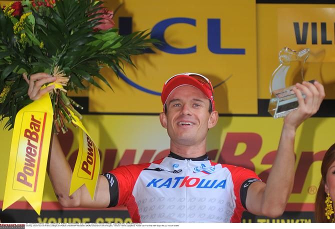 Alexander Kristoff (Katusha) is the stage 15 winner in N&icirc;mes
