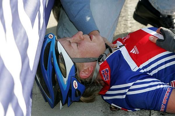 Pooley's first World Championships appearance didn't go according to plan,