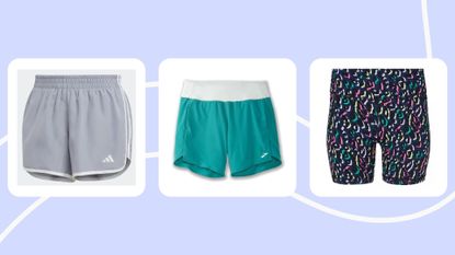 A selection of the best running shorts for women, tried and tested by digital health editor at woman&home, Grace Walsh