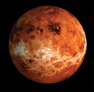 Artist's impression of the surface of Venus.