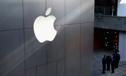 Apple stock holders may be cashing in Monday. 