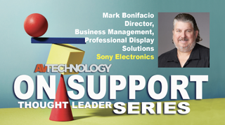 Mark Bonifacio, Director of Business Management, Professional Display Solutions at Sony Electronics