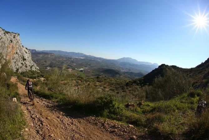 A beautiful day for racing at the Andalucia Bike Race.