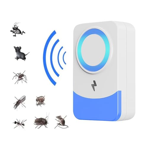 Ultrasonic Pest Repeller, 1/2/4 Packs Reusable Rat Repellent for Indoors, Powerful Mouse Repellent Plug in Pest Control for Mosquito,spider, Mouse, Mice, Cockroach, Moths, Ants (1pc)