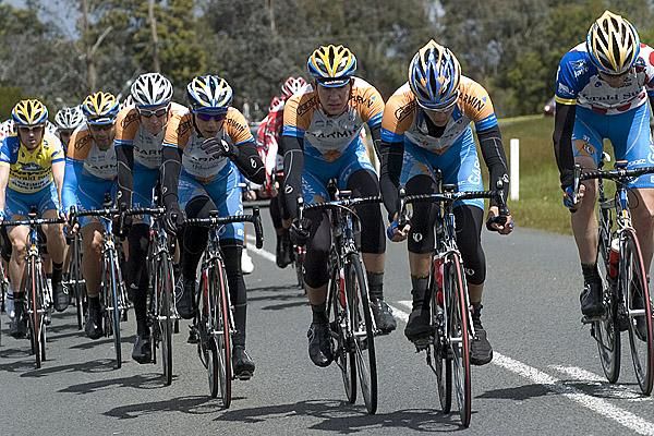 The boys of Garmin Slipstream were keeping things in check during the 139 kilometre stage.