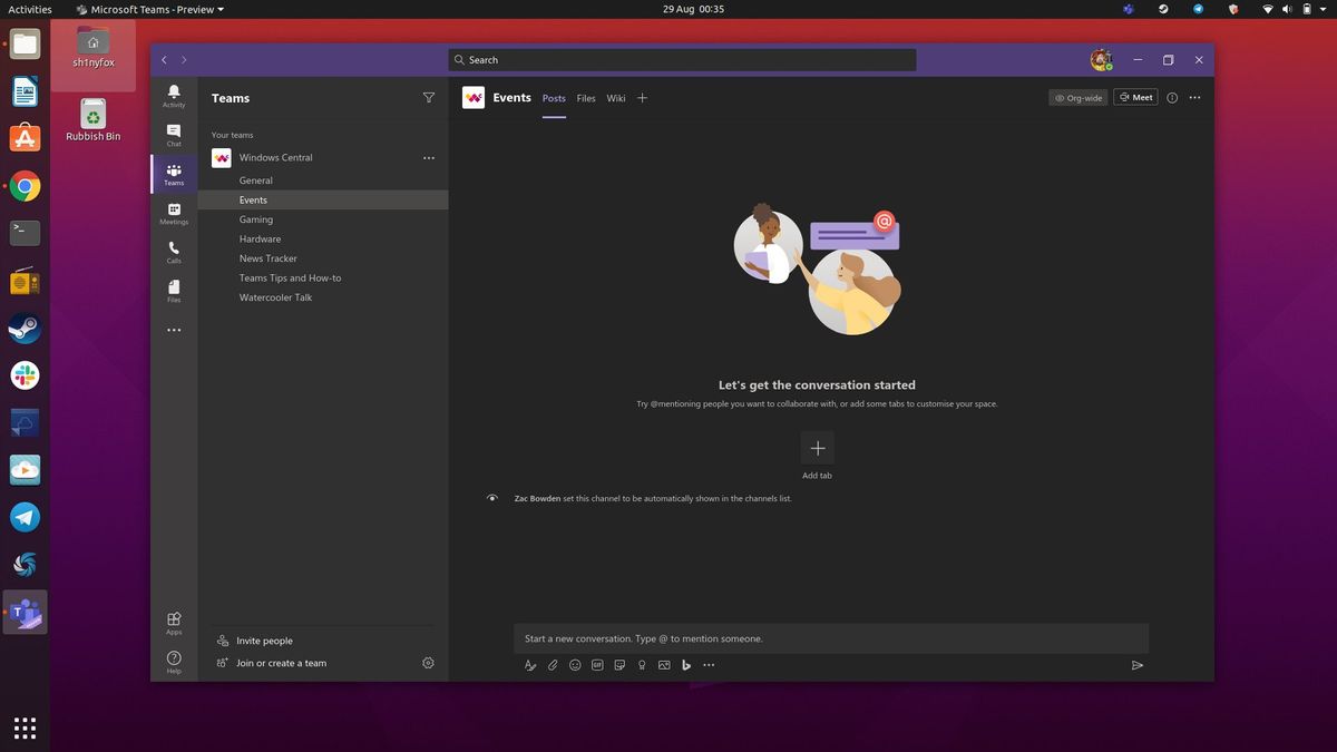 Microsoft Teams on Linux