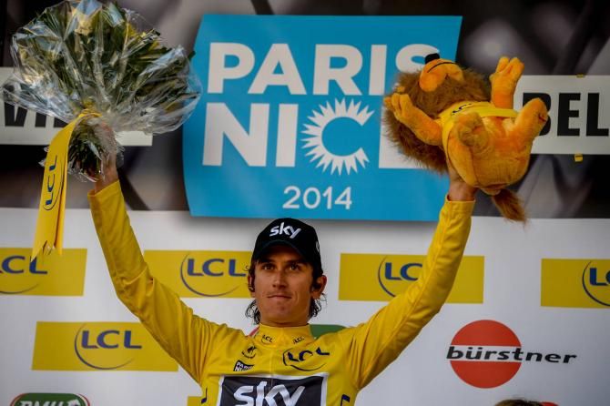 Geraint Thomas (Sky) is the new leader at Paris-Nice after going on the attack in stage 4