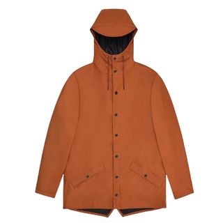 Cut out image of the Rains Jacket in rust