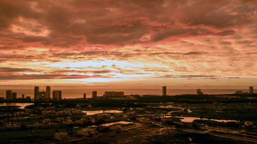 A view of Mazatlan.