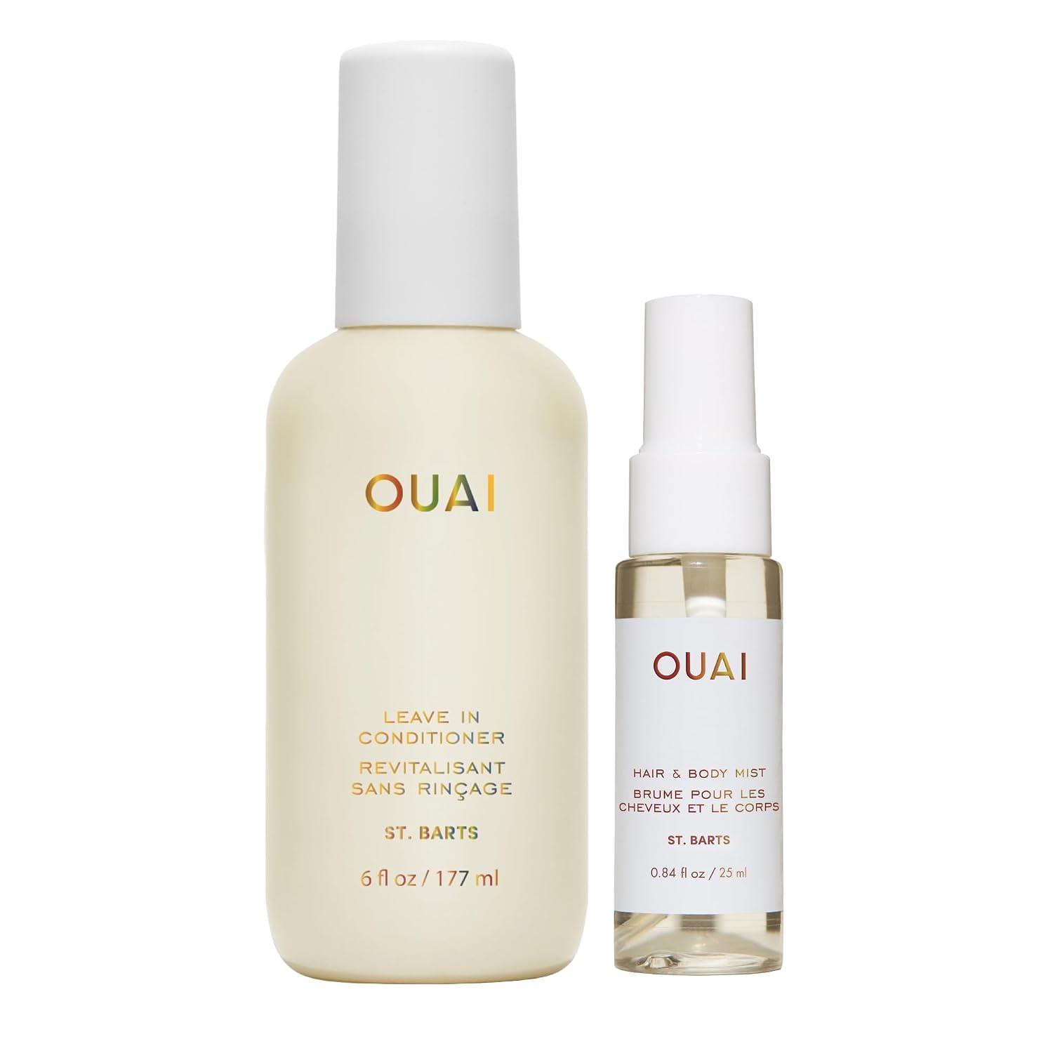 OUAI, St. Barts Leave-In Conditioner &amp;amp; Hair and Body Mist Set