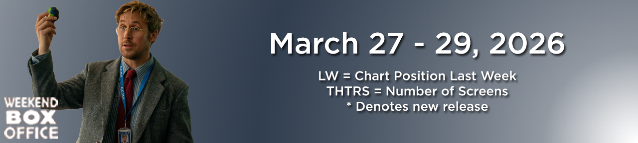 Weekend Box Office Project Hail Mary March 27-29, 2026